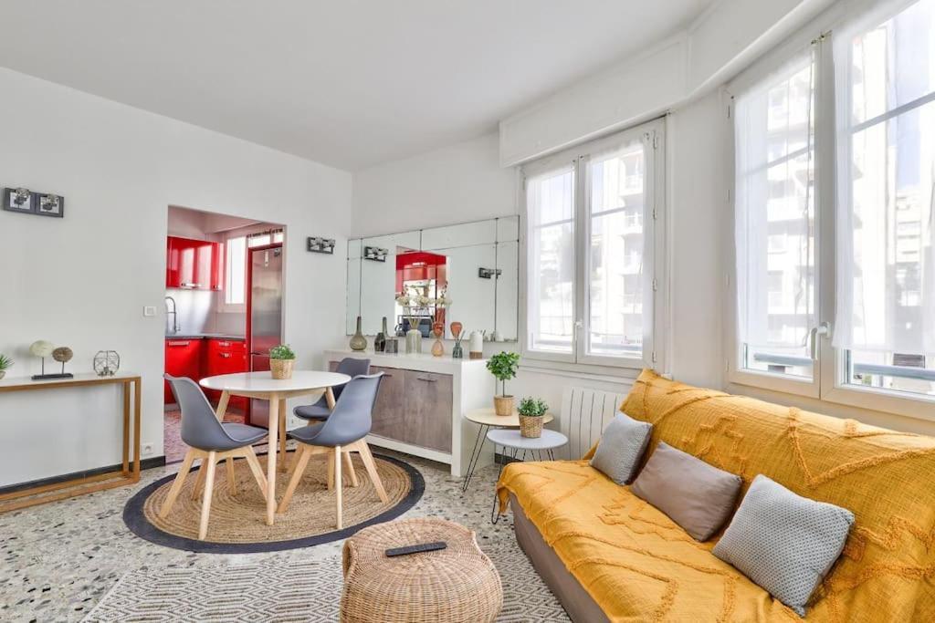 L29 Lenval Beach At 1Min Walk To Sea Front Ac Balcony 니스 외부 사진