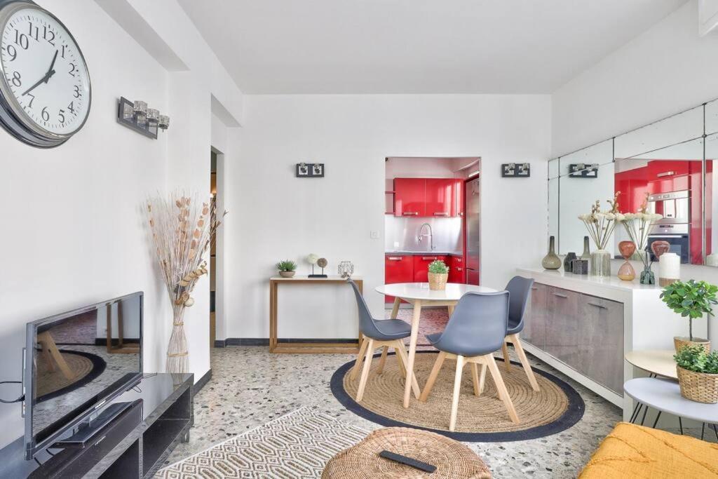 L29 Lenval Beach At 1Min Walk To Sea Front Ac Balcony 니스 외부 사진